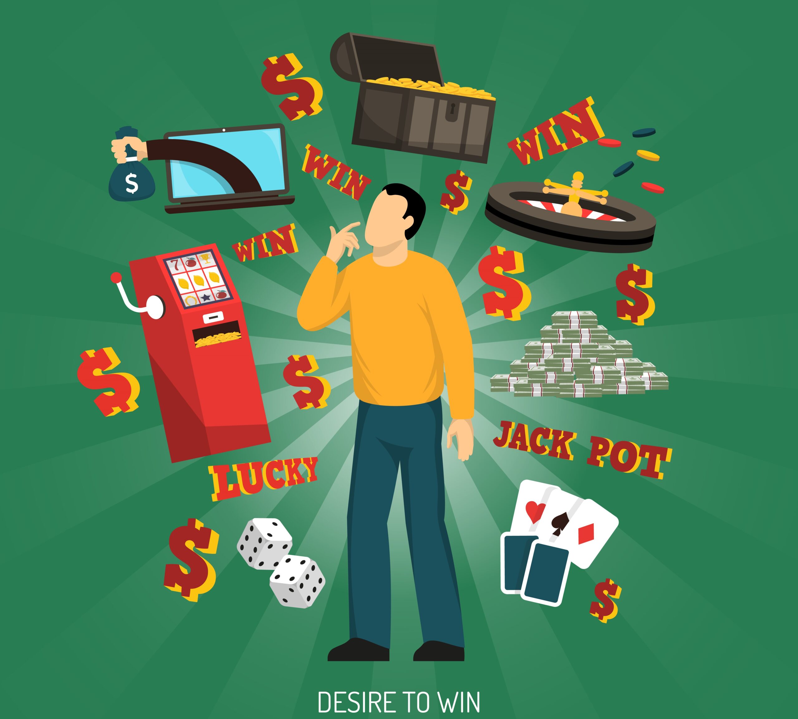Desire To Win Concept Desire To Win Concept